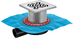 BERGES Wasserhaus Душевой трап Zentrum Antik 150 091365 хром глянец – фотография-1